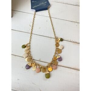 Universal Thread Honey Topaz/Lilac Lepidolite/Lemon Green Agate/Peach Moonstone